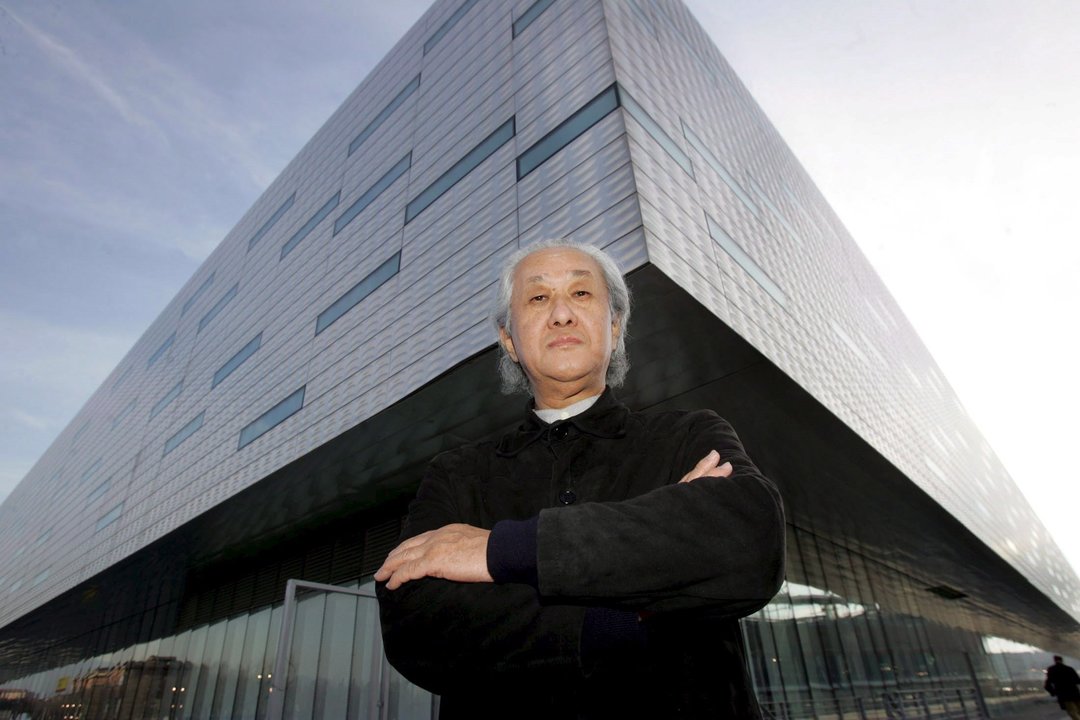 El arquitecto japonés Arata Isozaki, en Milán, galardonado con el Premio Pritzker 2019.