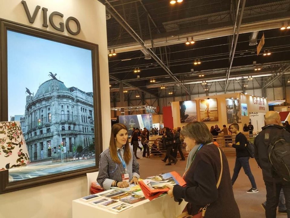 Estand de Vigo en la pasada feria del turismo celebrada en Madrid.