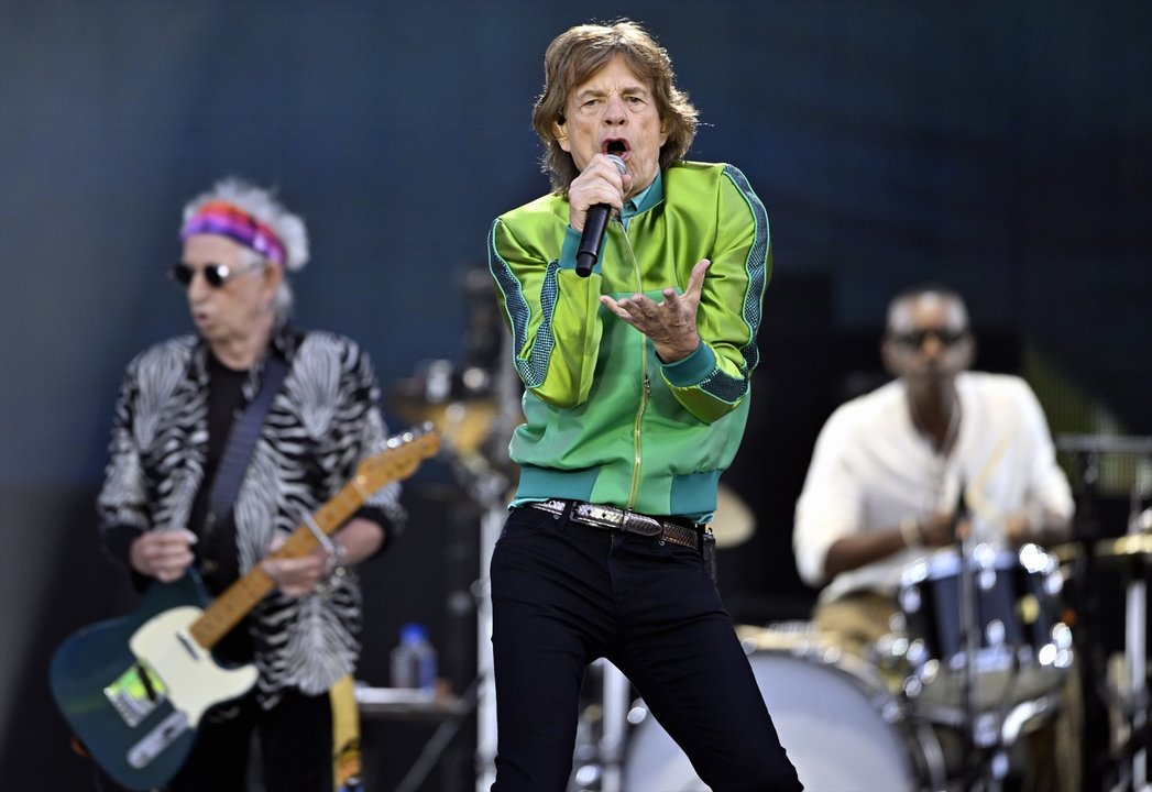 Mick Jagger, durante un concierto con los Rolling Stones el año pasado. // E.P.