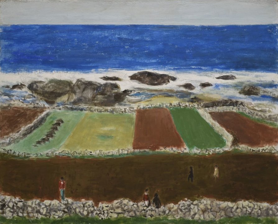 El paisaje”, de 2023, fue la última obra pintada por Luis Torras a los 110 años.