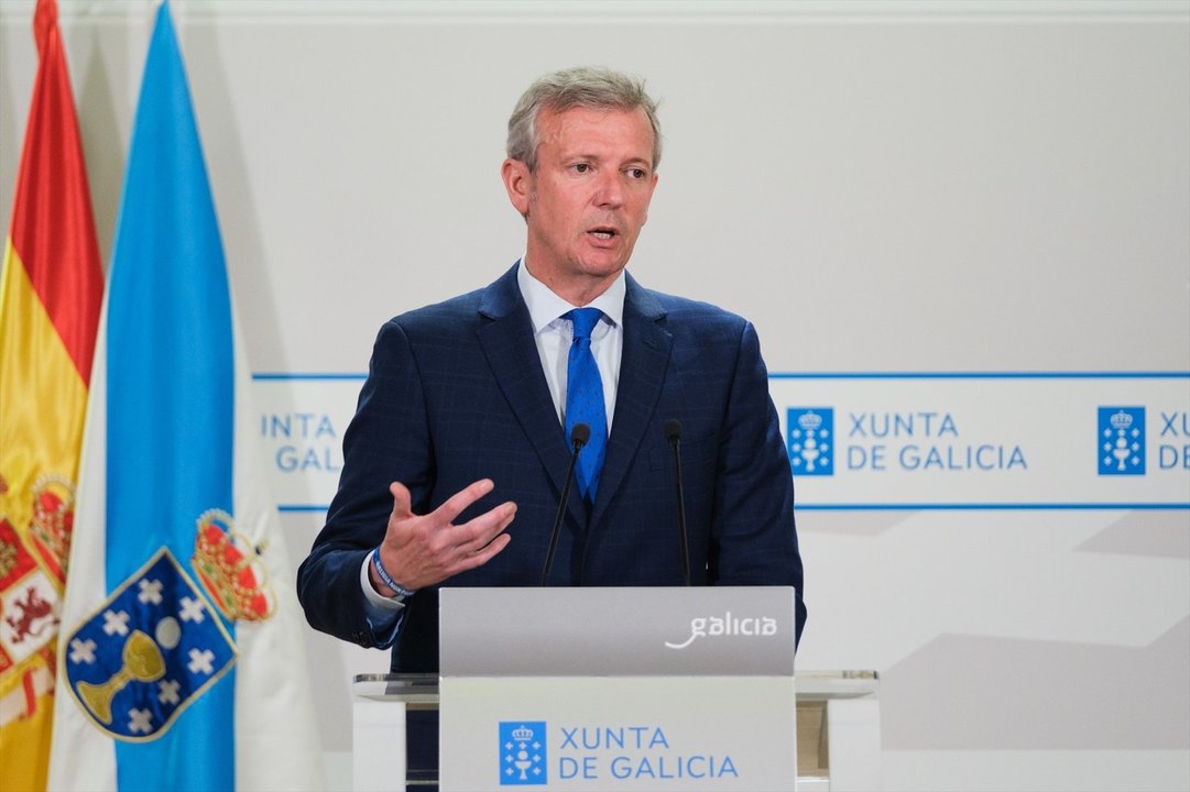 El presidente de la Xunta de Galicia, Alfonso Rueda. // Europa Press