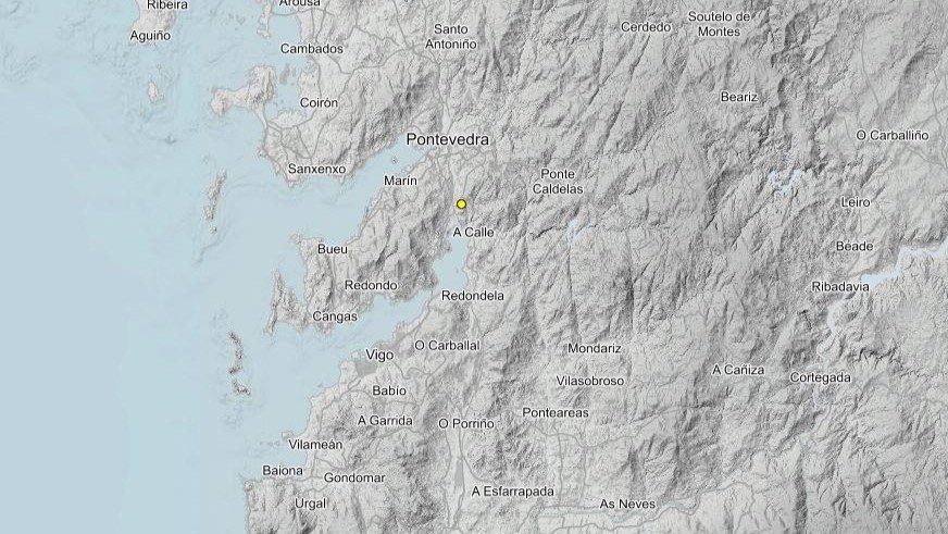 Terremoto registrado en Vilaboa. // IGN
