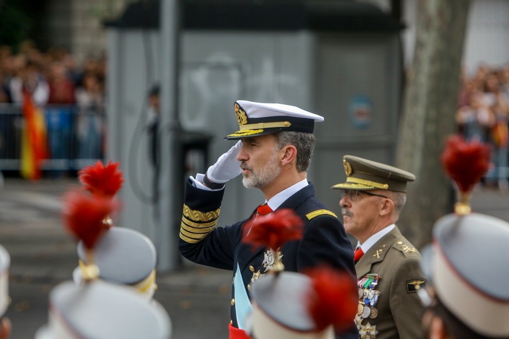 Desfile militar por la festividad del 12 de octubre en Madrid 12 octubre 2019, Comunidad de Madrid, Madrid, 12 de octubre, Día de la Fiesta Nacional, Desfile, Ejército, Militares, Felipe VI 10/12/2019