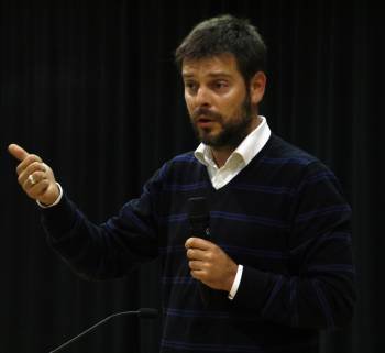 José Ramón Gamo intervino ayer en las jornadas de Anhida.