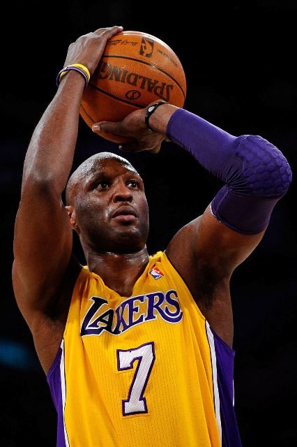 Odom, en su etapa con los Lakers.