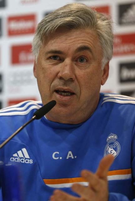 Ancelotti, técnico del Madrid.