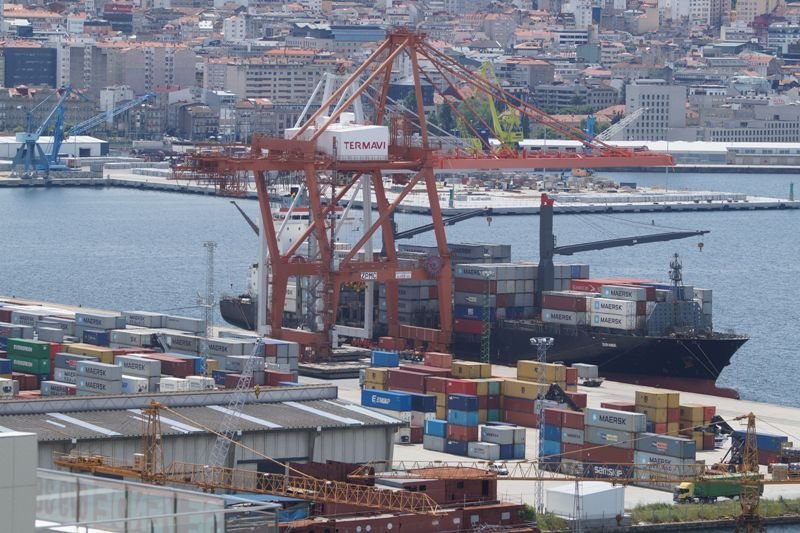 El puerto de Vigo es la principal vía de salida de las exportaciones gallegas.