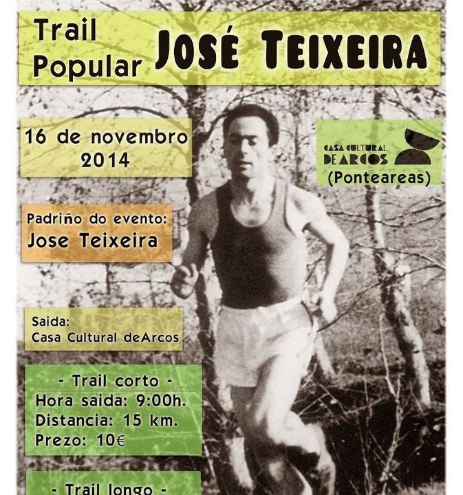 Homenaje al atleta José Teixeira.