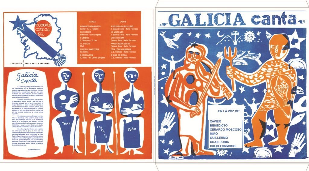 A caratula foi un deseño do artista Seoane, que reproducíu o estereotipo galego.