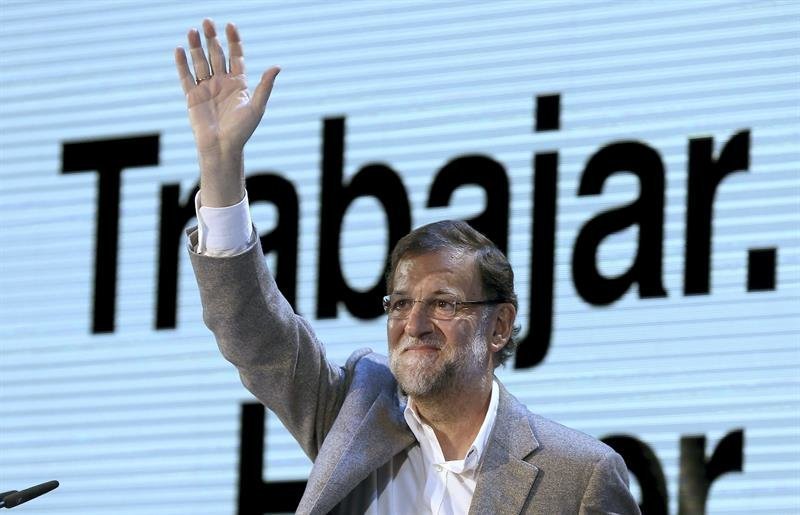 Mariano Rajoy en un acto del Partido Popular.