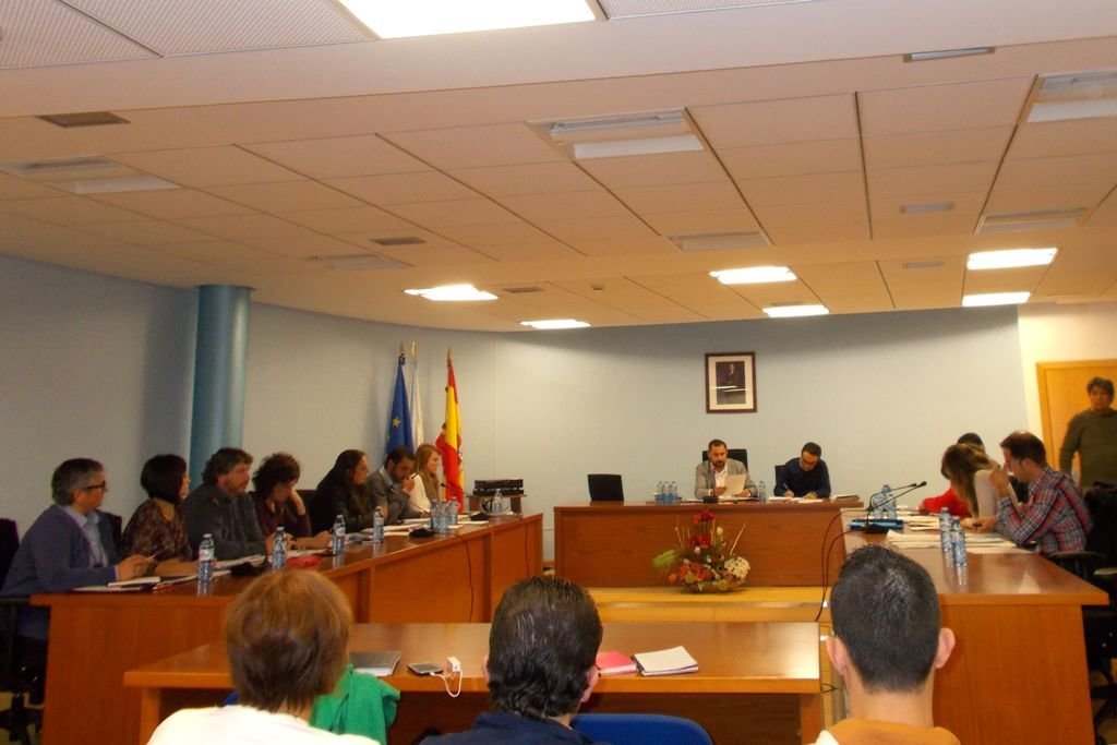 Pleno celebrado en Salceda este martes, 3 de noviembre.
