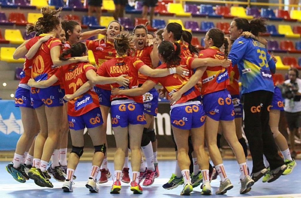 Las jugadoras de la selección española celebran su victoria en el Mundial Universitario.