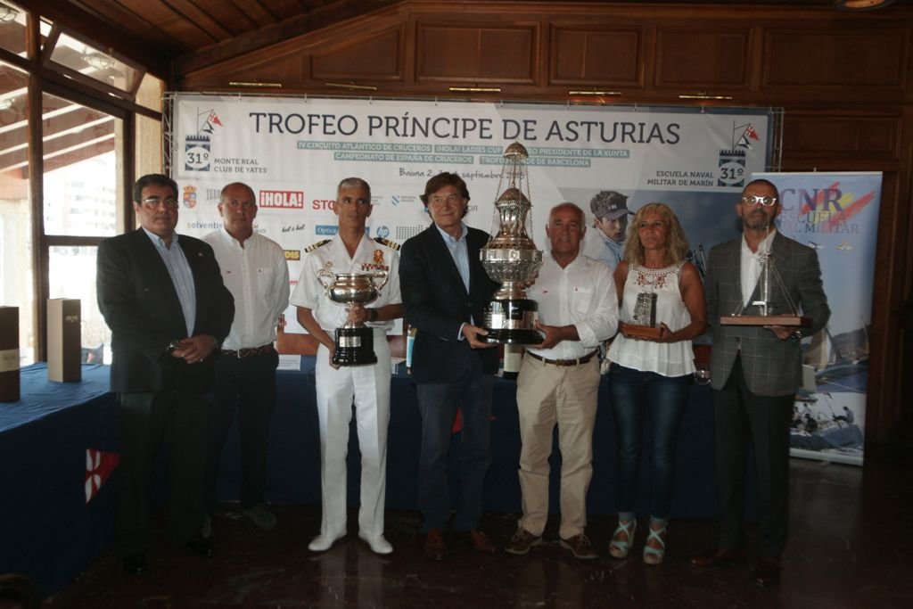El Monte Real Club de Yates acogió ayer la presentación de la regata Príncipe de Asturias.