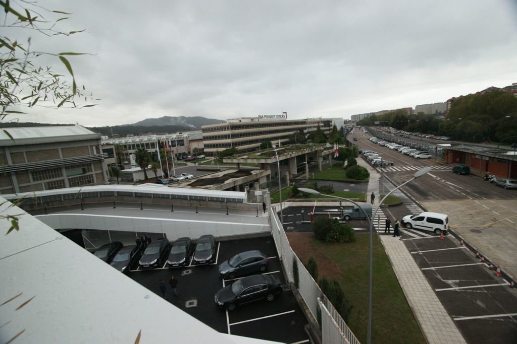 Vista del polígono de Balaídos desde la Nave H inaugurada esta semana.