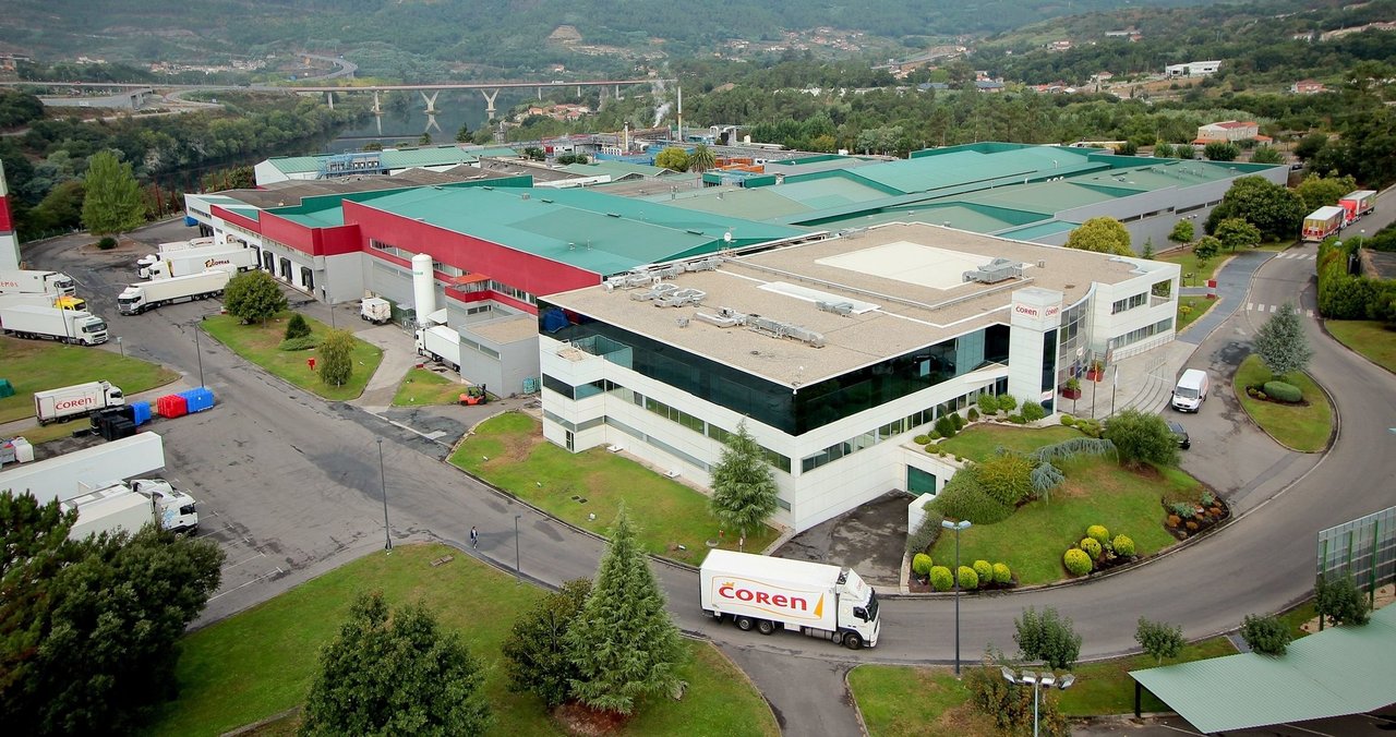 Vista de las instalaciones centrales de Coren en Ourense.