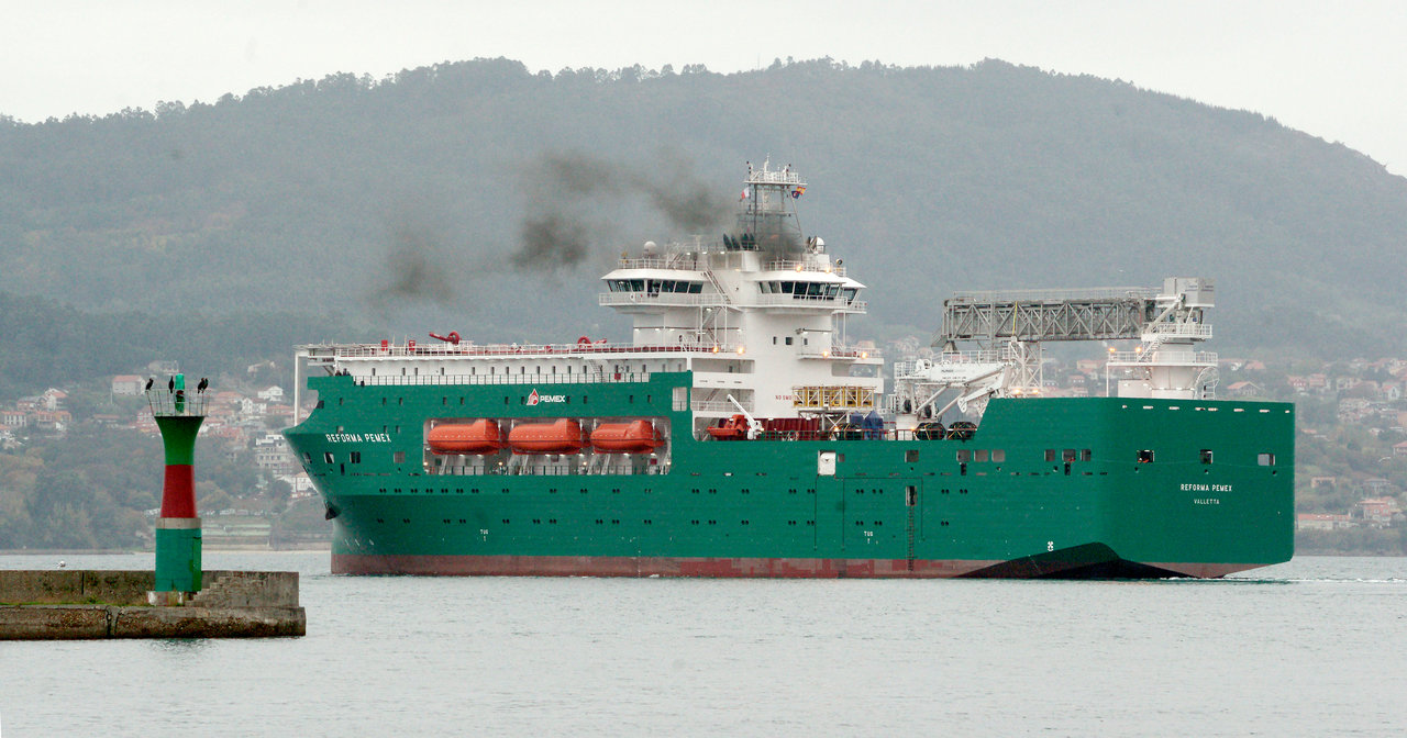La entrega del buque &#34;Reforma Pemex&#34; en noviembre se reflejó en los datos de exportación de Galicia.