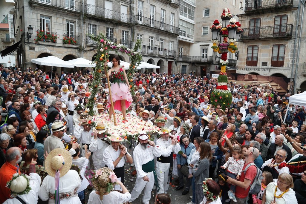 Foto de archivo de la festa dos Maios en Vigo. // JV Landín