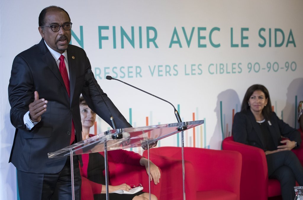 El director ejecutivo del programa de Naciones Unidas para la lucha contra el sida, Michel Sidibé.