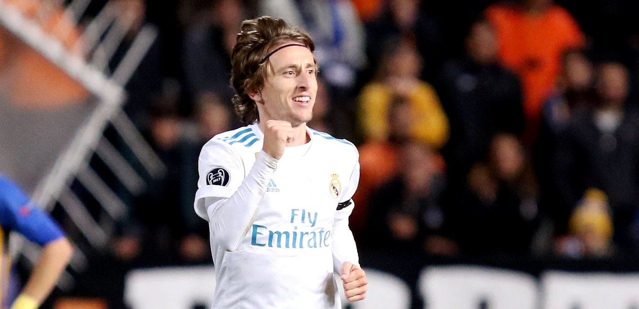 El jugador del Real Madrid Luka Modric