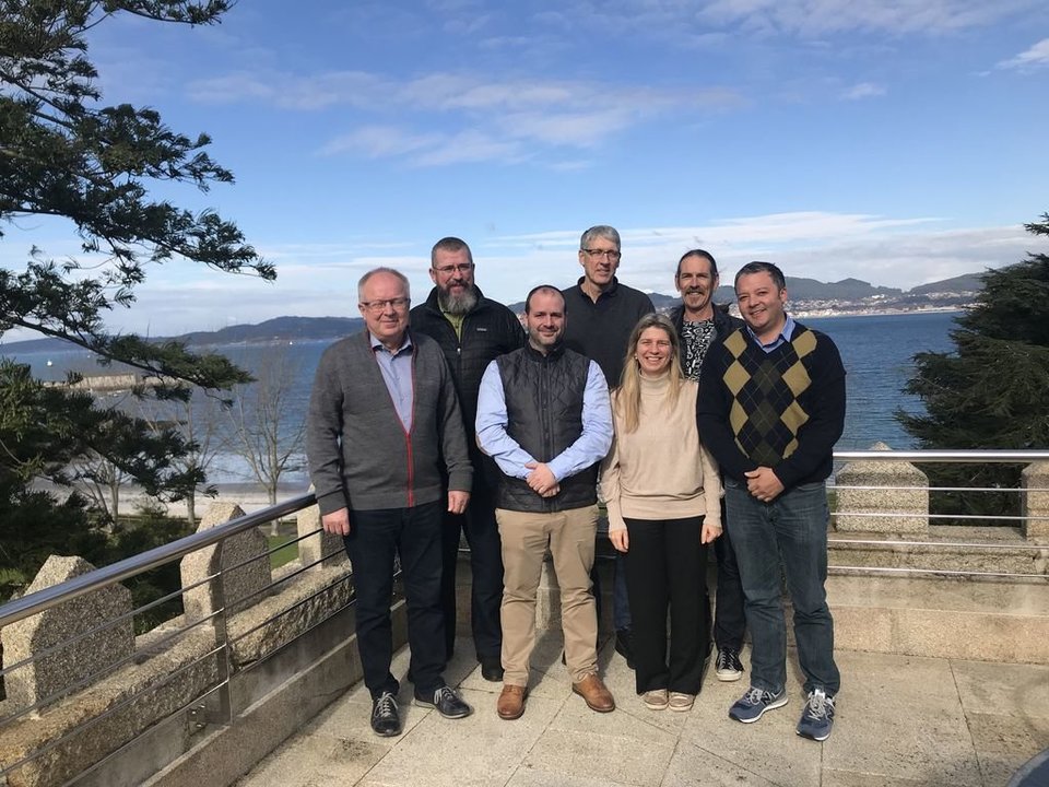 El comité internacional reunido esta semana en Vigo.