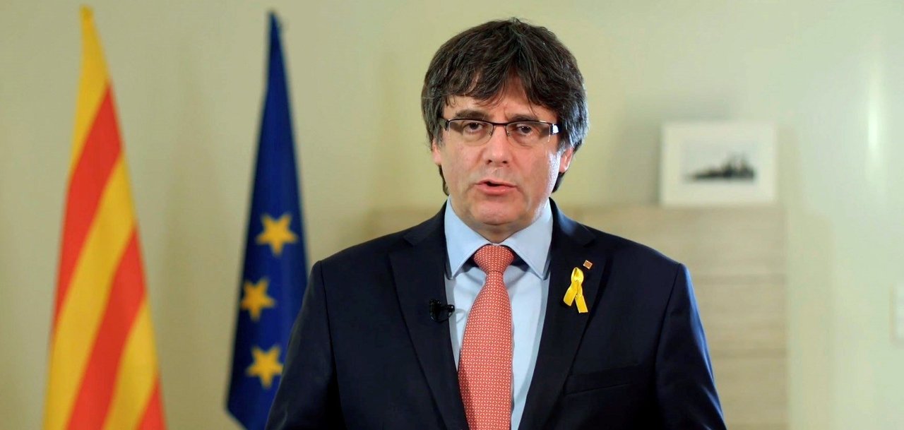 El líder de Junts per Catalunya (JxCat), Carles Puigdemont