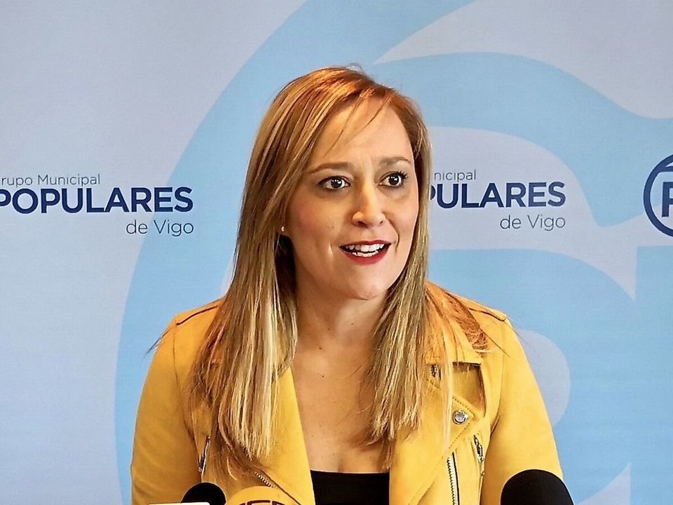 La portavoz del PP Elena Muñoz.