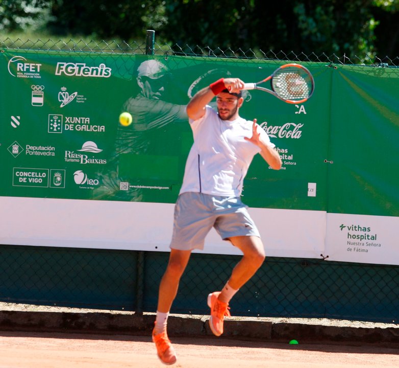 Eduard Esteve no ha cedido un solo set en todo el torneo vigués.