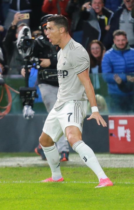 El delantero portugués de la Juventus, Cristiano Ronaldo