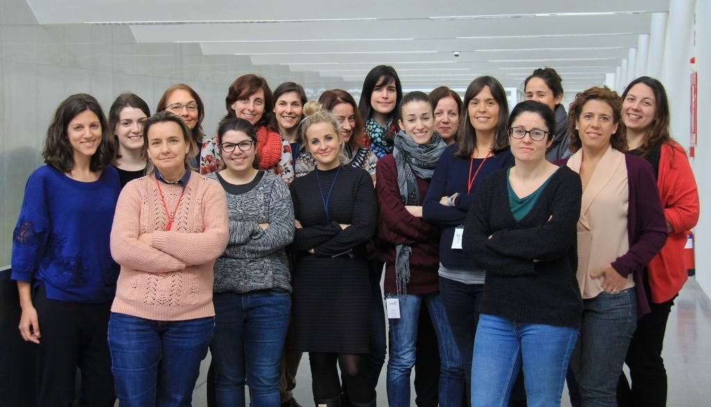 Equipo femenino del Centro Tecnológico de Telecomunicaciones de Galicia, Gradiant.