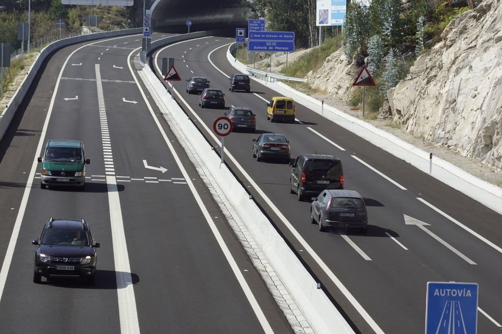 El primer tramo de la autovía del Morrazo, desde el enlace de Rande hasta Domaio, también el de mayor tráfico.