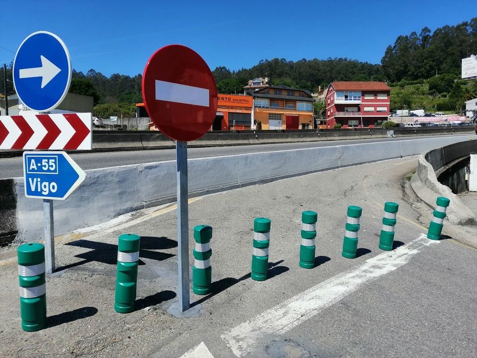 El acceso a la autovía está desde ahora prohibido y se realiza por otro punto.