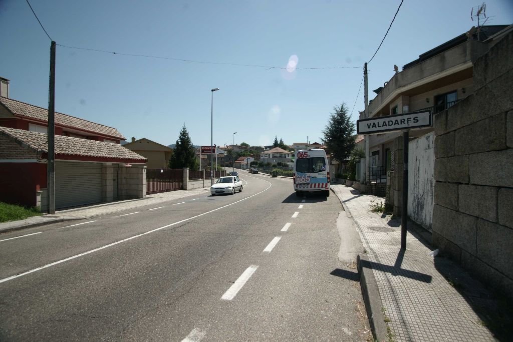 El accidente se produjo en el Monte Alba hacia la carretera de Valladares.