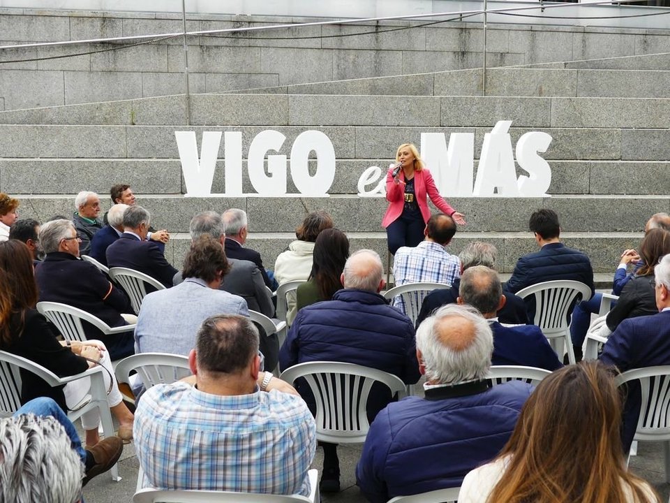 Elena Muñoz promete una “Ciudad del Deporte a la altura de Vigo”.
