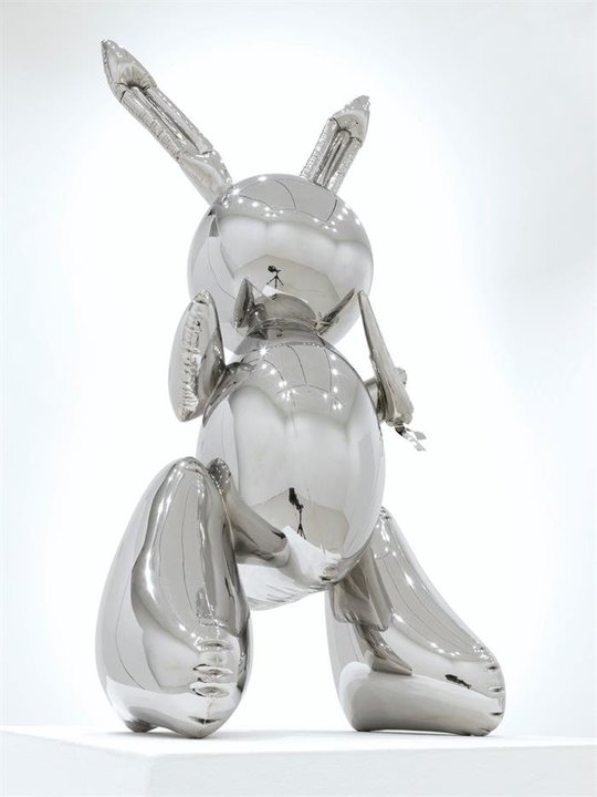 &#34;Rabbit&#34;, un llamativo conejo metálico del estadounidense Jeff Koons