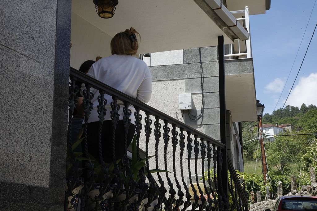 La casa del matrimonio que sufrió el robo con intimidación, en Pazos de Arenteiro.