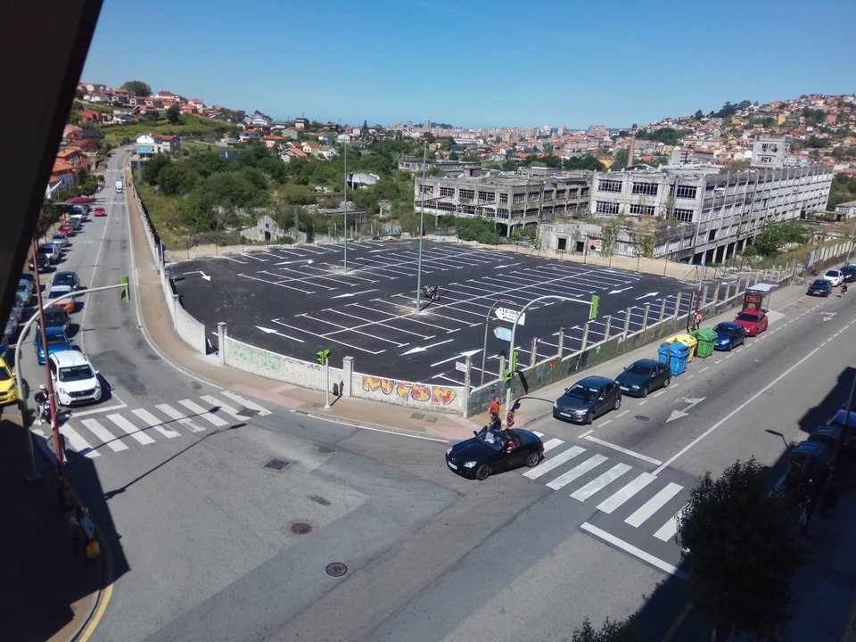 El nuevo parking de Cabral en terrenos de la antigua fábrica de Álvarez.
