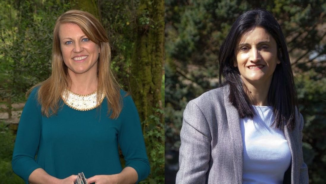 Loli Castiñeira (MS), y Verónica Tourón (PSOE), aspiran a ser alcaldesas