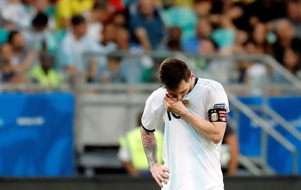 Messi, decepcionado otra vez tras un nuevo varapalo con Argentina.