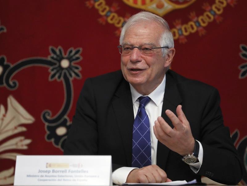 El ministro de Exteriores en funciones, Josep Borrell