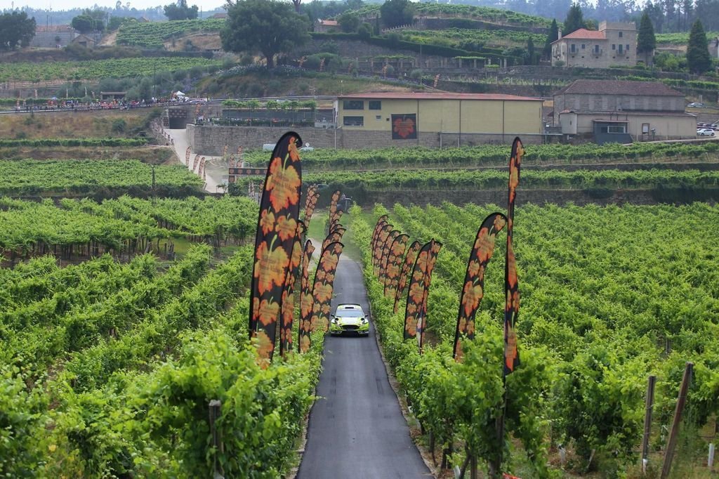 El recorrido de la prueba, organizado por la escudería Surco, atravesó las extensas zonas de viñedos de la comarca del Condado.
