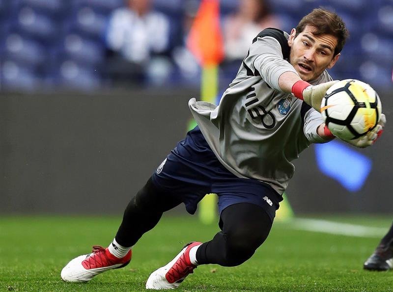 El guardameta español y jugador del FC Porto, Iker Casillas
