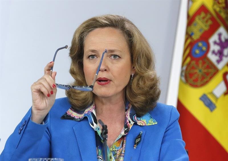La ministra española de Economía en funciones, Nadia Calviño