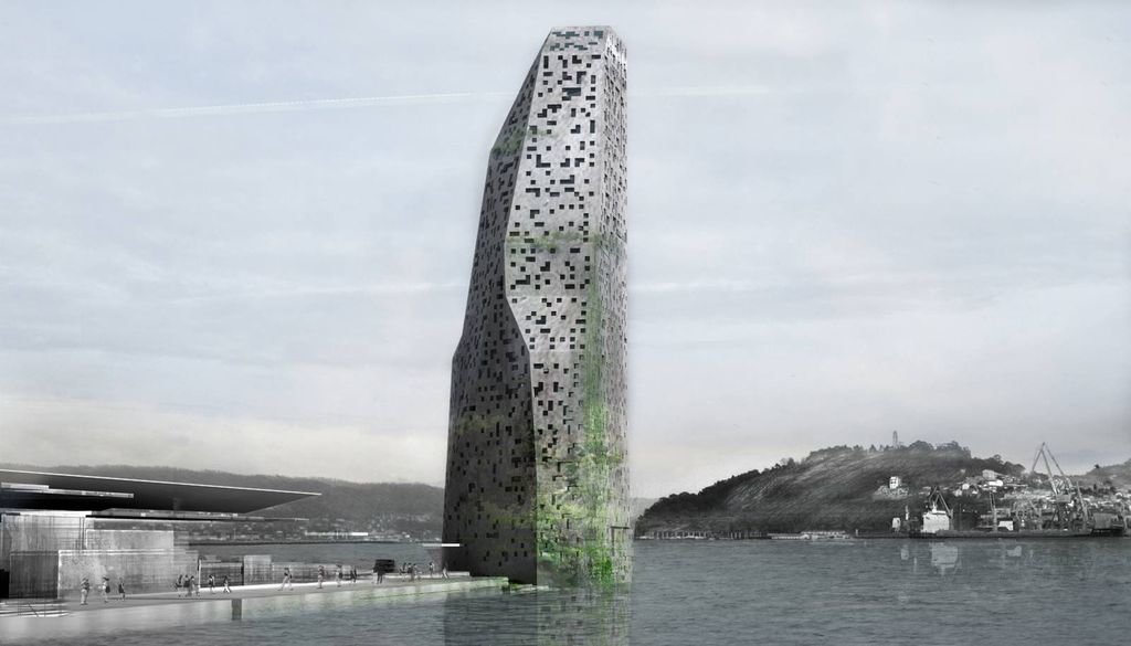 La torre, imagen icónica del premio Pritzker Nouvel para Vigo.