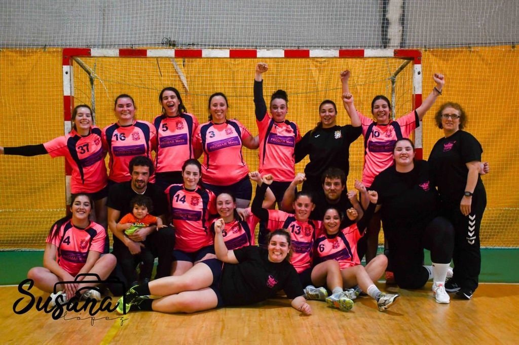 El sénior femenino del Moaña se proclamó campeón de Primera Autonómica la pasada temporada.