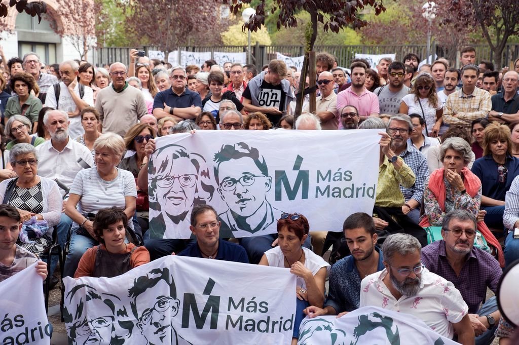 Imagen de la asamblea de Más Madrid.