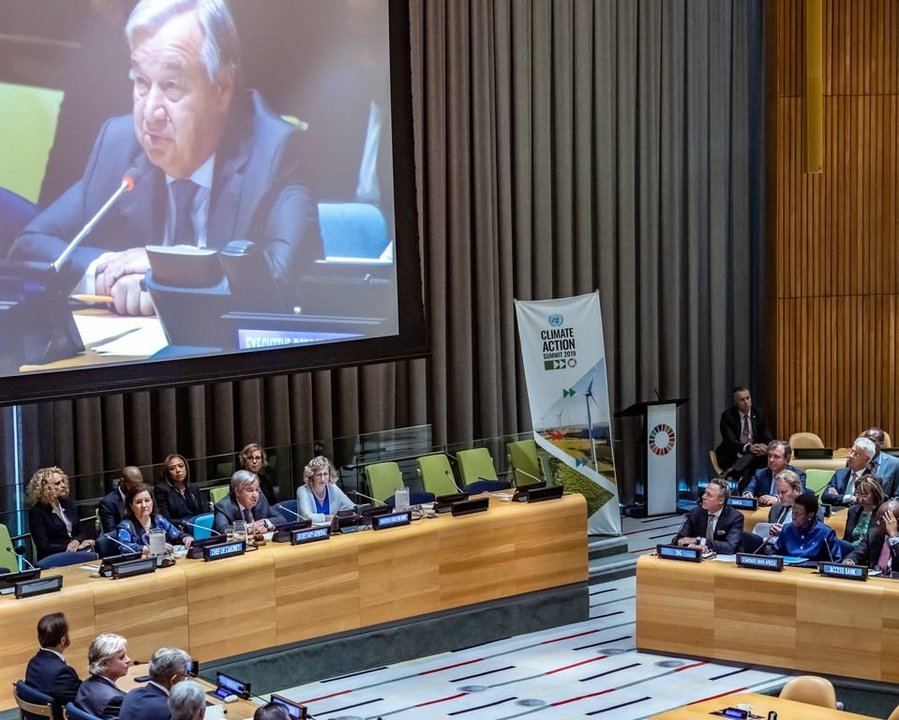 El secretario general de la ONU, António Guterres, interviene en la Asamblea.