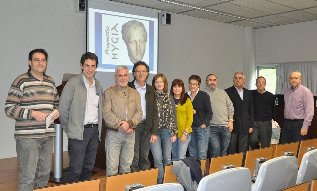 Integrantes del comité cientí­fico del proyecto Hygia en una reunión celebrada en 2017.