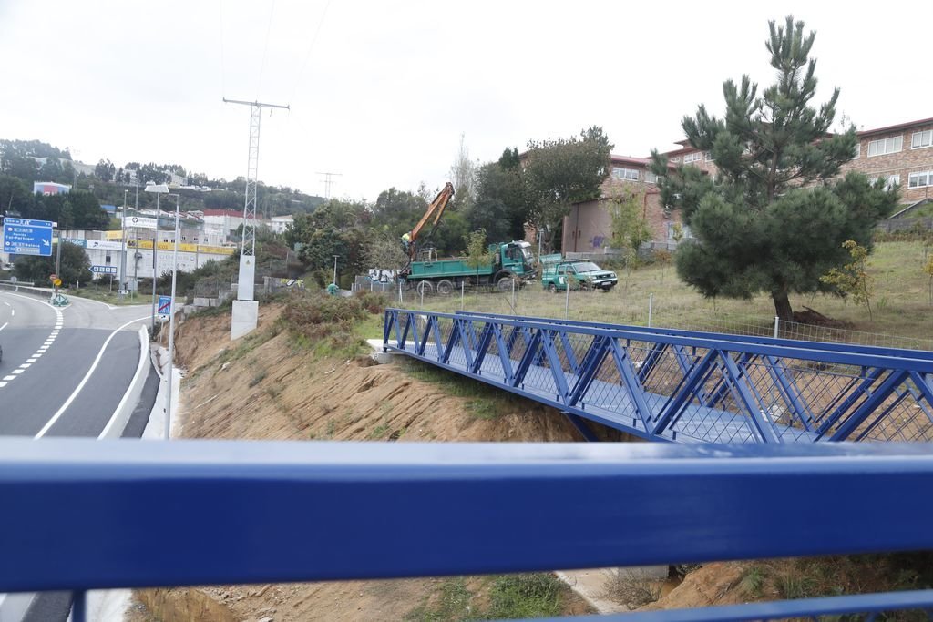 Fomento inició obras para que la pasarela de Vigo no termine en un muro.