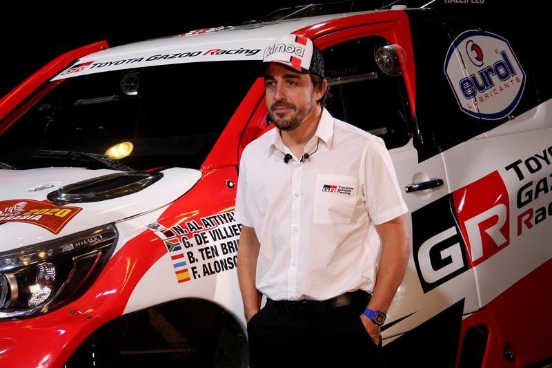 El piloto español Fernando Alonso, del equipo Toyota Gazoo Racing