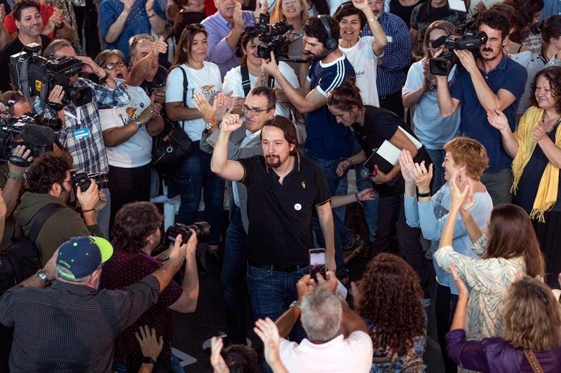 El secretario general de Unidas Podemos Pablo Iglesias